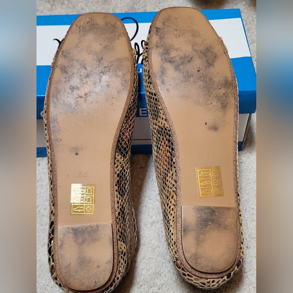 Jeffrey Campbell Flipped Brown Python Snakeskin F… - image 6
